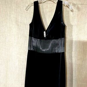 Black velvet Coldwater Creek dress